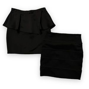 Pair of Black Skirts